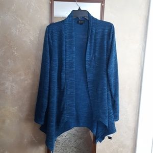 Ab studio sweater teal new cardigan